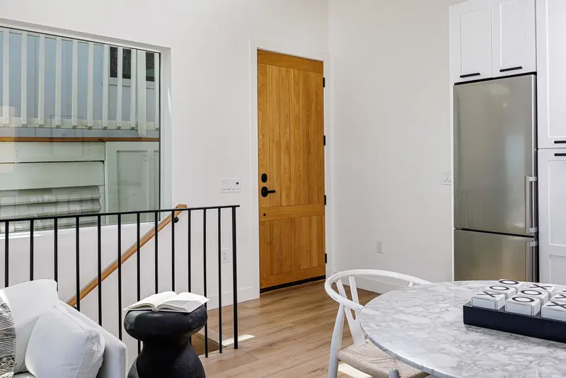 Casita entry with separate staircase — Laguna Beach real estate photography