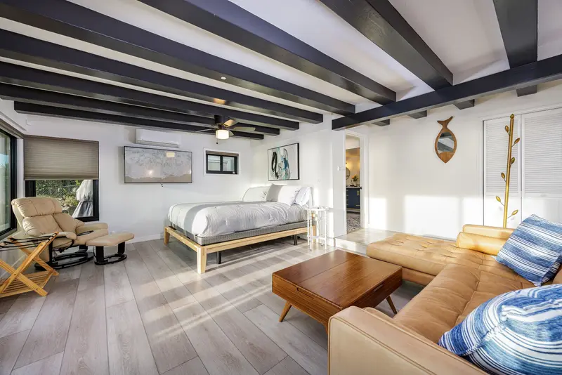 Lower-level suite with separate entrance — Laguna Beach real estate photography